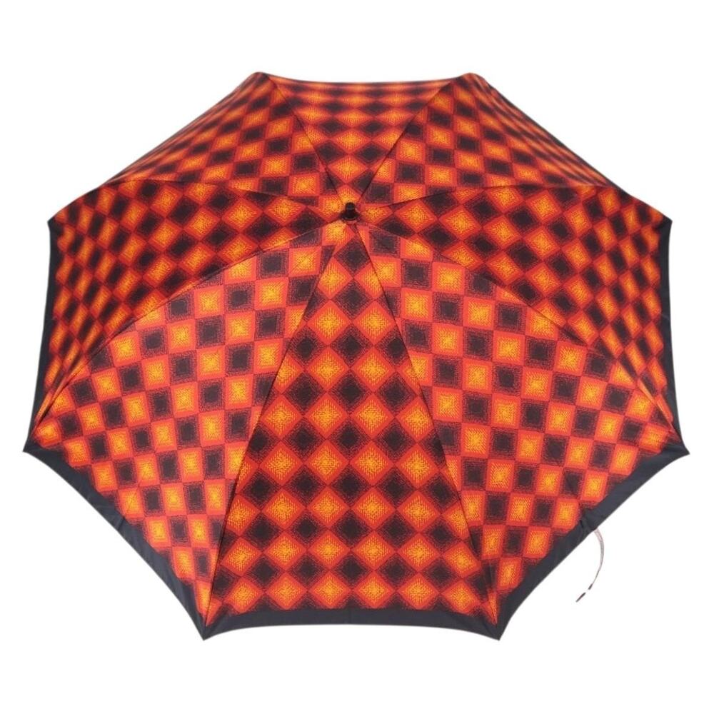 Saint Laurent Polyester Folding Umbrella Red
